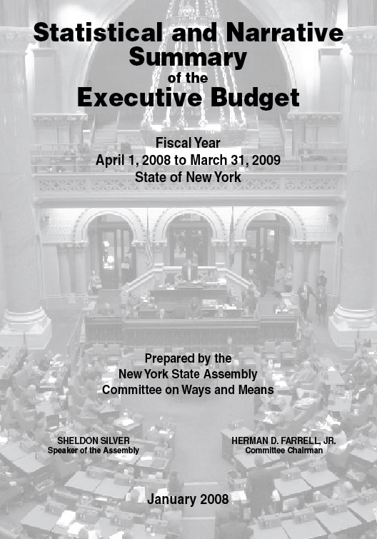 Statistical and Narrative Summary of the Executive Budget