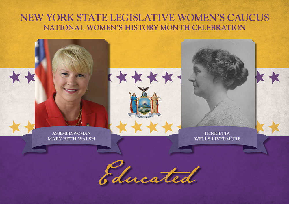 Members of the 2019-2020 Women’s Legislation Caucus commemorate and remember the leaders of the Women’s Suffrage Movement whose historical efforts enabled women to vote and to run for and hold political office.