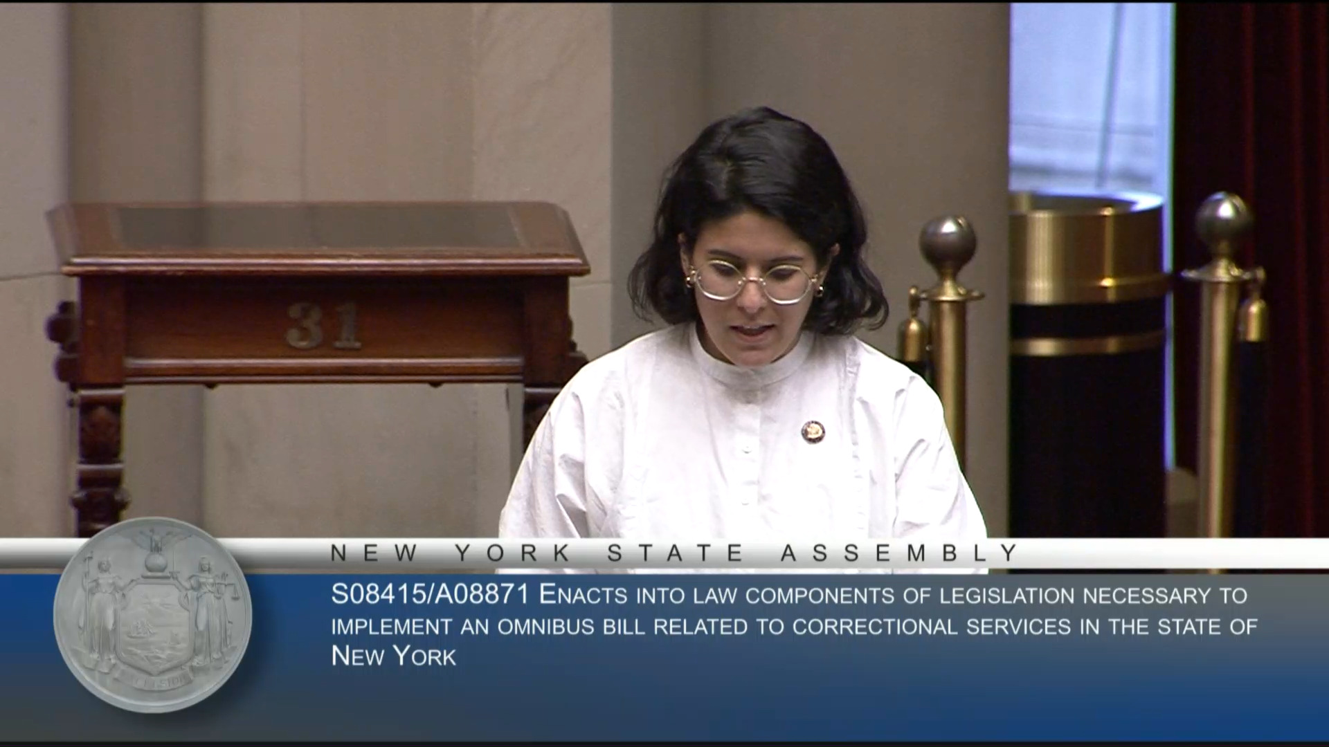 Omnibus Bill Related to Correctional Services in NY