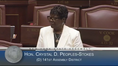 Majority Leader Peoples-Stokes Addresses the Assembly