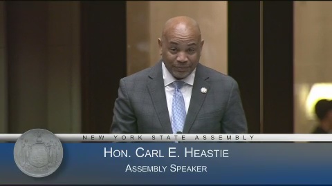 Speaker Heastie Addresses the Assembly on Last Day fo Session